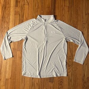 Under Armour grey men’s XL quarter zip long sleeve shirt